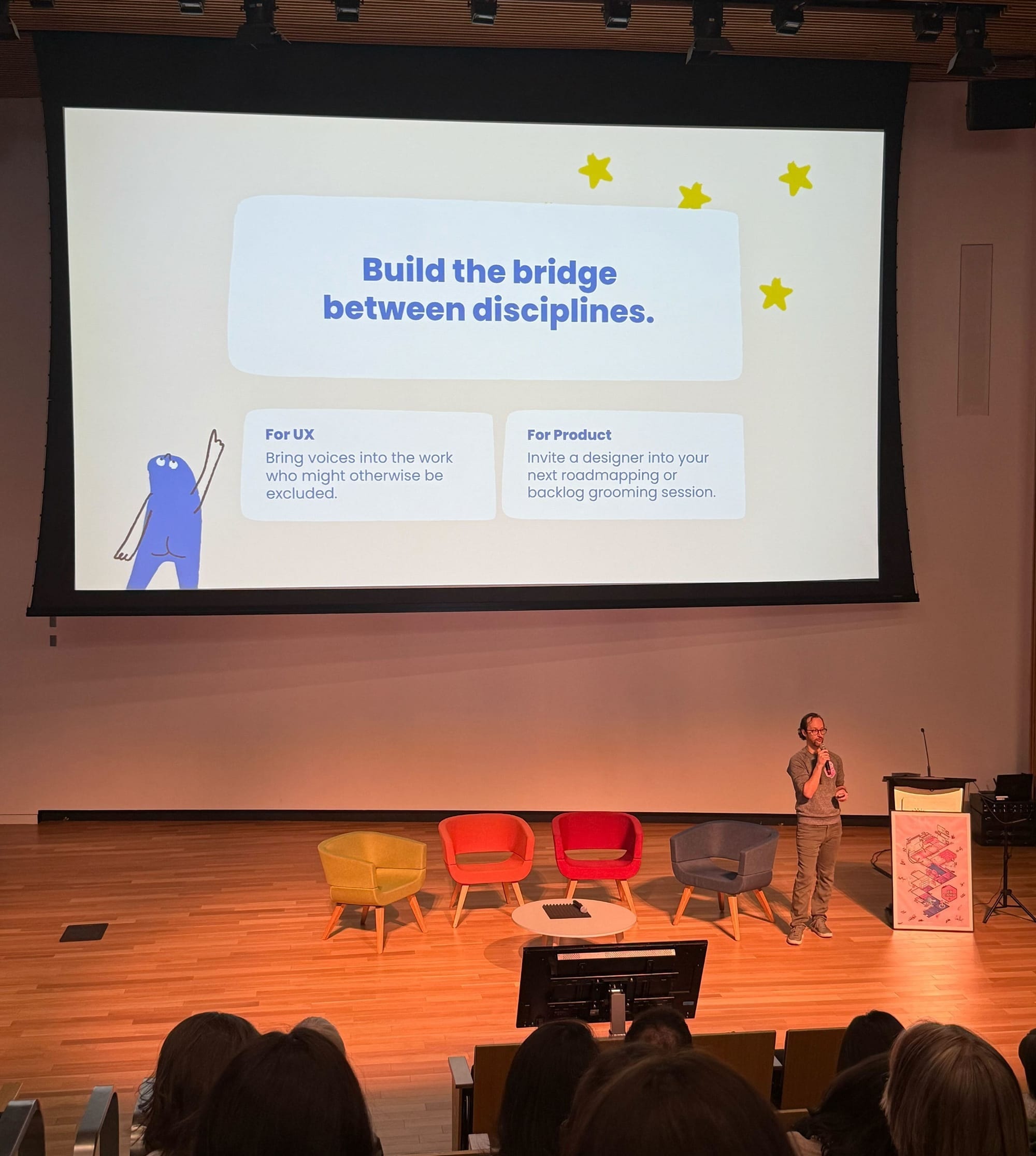 Andrew Turnbull. Building the bridge between disciplines β from UX Camp 2026.
